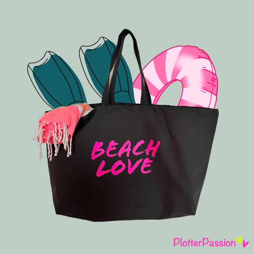 Strandtasche XL "Beach Love"